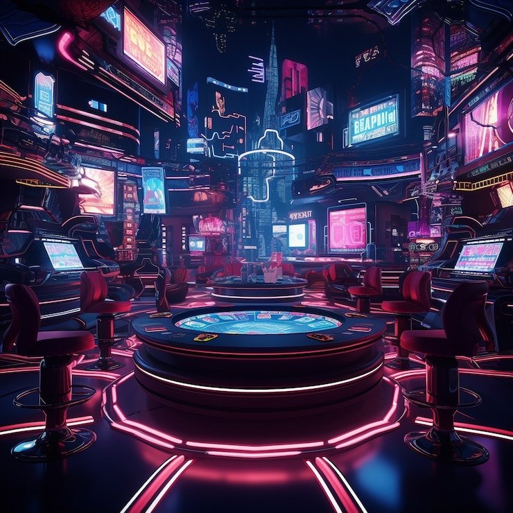 Studio dealer langsung kangtoto4d dengan meja blackjack dan roulette